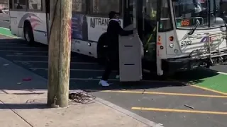 NJ Transit deletes tweet of a guy trying to board a bus with an ATM machine