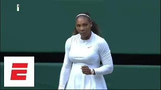 Wimbledon 2018 Highlights: Serena Williams rolls into final with win over Julia Goerges | ESPN