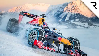 12 crazy stunts Red Bull did with F1 cars