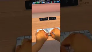 Meta Horizon Workrooms Apple Magic Keyboard Demo