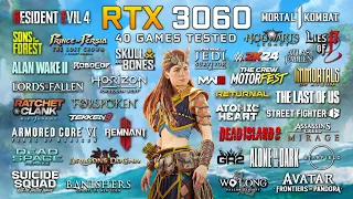 RTX 3060 Test in 40 Games (2024)