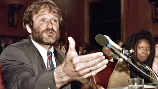 Robin Williams Speaks to Congress