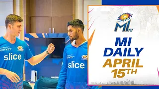 Mumbai Indians Daily (April 15): Tilak & Brevis engage in fun banter