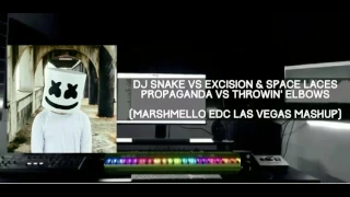 Propaganda vs Throwin' Elbows (Marshmello EDC Las Vegas Mashup 17") [Mike Luke Remake]