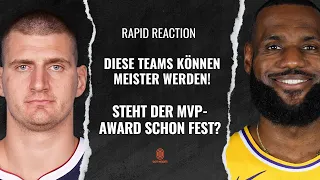 NBA-Playoff-Tier! Sorgen um Giannis! Jokic schon MVP?