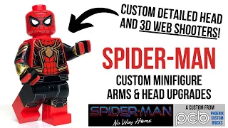 LEGO SPIDER-MAN Upgraded Arms + Head! - (Phoenix Customs Upgrade Review)
