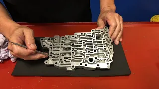 Nissan CVT JF011E  valve body identification, tear down, and Vacuum  test.