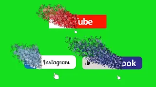 TOP YOUTUBE, FACEBOOK AND INSTAGRAM GREEN SCREEN