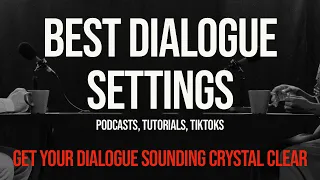 Best Podcast Settings, Best Dialogue, Clear Vocal - Garageband, Waves, Universal Audio, Shure SM7B