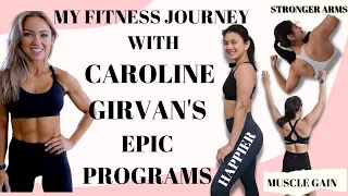 I DID ALL OF CAROLINE GIRVAN'S THREE EPIC PROGRAMS | EPIC RESULTS | DIET | CHANGES