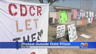 Protest Held Outside Norco Prison With Over 400 Coronavirus Cases