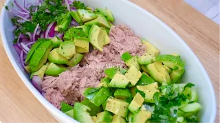 Ensalada de Atún fácil, rapida y con Mucho Sabor