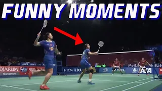 Top 10 'FUNNIEST' Badminton Moments