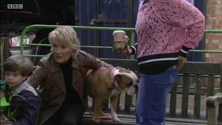 EastEnders - Shirley Carter Punches Shelley (20th August 2019)