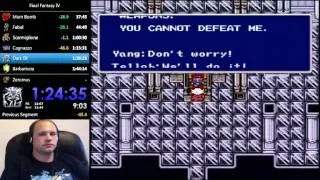 Final Fantasy IV Speedrun (No Stairs Glitch) - 3:25:26