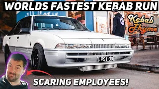 Worlds Fastest VL Turbo Kebab Run! SCARING Employees in my VL Calais