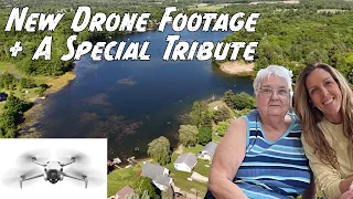 New Aerial Drone Footage Over a Lake + A Special Tribute & Story About the Best Times of My Youth