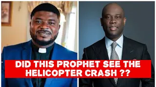 😱The Prophet Who Saw The Helicopter Crash, Spoke About It, And Asked Members To Pray?