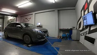 Peugeot 3008 2.0 BlueHDI 180cv AUTO Reprogrammation Moteur @ 192cv Digiservices Paris 77 Dyno