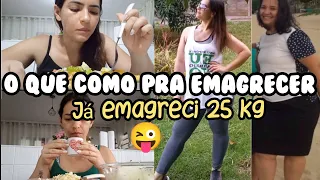 O que eu COMO para EMAGRECER  | Com o BÁSICO que FUNCIONA 🤜🤛  Karla Lima