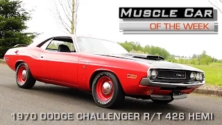 1970 Dodge Challenger R/T 426 Hemi N94 Hood-Muscle Car Of The Week Video Episode #164