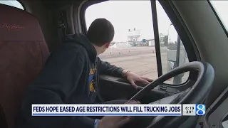 Feds think younger drivers could ease trucker shortage