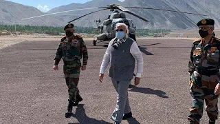 India-China Live : PM Modi in Ladakh with CDS Rawat & Army Chief  - Sakshi TV