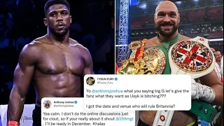 Frank Warren To Send Fury Offer To Joshua Real Or Bogus? #anthonyjoshua #TysonFury #furyvjoshua