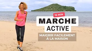 15 MIN MARCHE ACTIVE - Perdre du poids facilement avec la marche rapide chez soi