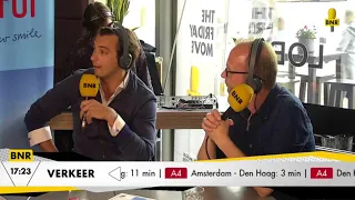 Thierry Baudet weigert politiek interview en loopt weg uit BNR The Friday Move