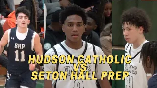 Hudson Catholic vs Seton Hall Prep‼️ Tahaad Pettiford & Alex Massung Combine for 40+! Gino Romano