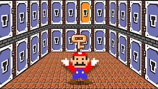 Super Mario: 100 Mystery Doors But Only One Lets MARIO Escape