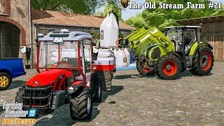 Liming & Fertilizing Grapes. Mulching & Liming Grass Fields🔸The Old Stream Farm #21🔸FS 22🔸4K