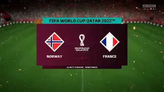 FIFA 23 Gameplay (PC) FIFA World cup Dream Match . NORWAY vs FRANCE (Full Match)