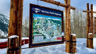 Skiing the new McCoy Park area at Beaver Creek Colorado on Thursday January 4, 2024