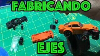 FABRICANDO EJES PARA HOTWHEELS | HOW TO MAKE AXES FOR HOT WHEELS