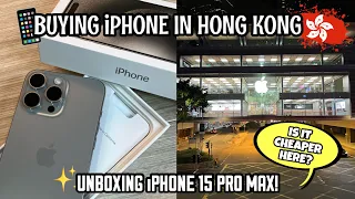  iPHONE 15 PRO MAX UNBOXING | IS IT CHEAPER TO BUY IPHONES IN HONG KONG? by JAYBEE DOMINGO
