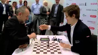 Blitz Chess Magnus Carlsen vs Manager Espen Agdestein1