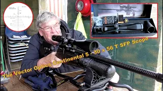 The Vector Optics Continental 5  - 30 x 56 T SFP IR Rifle Scope