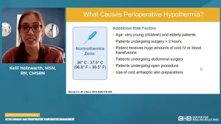 Enhanced Recovery After Surgery and Perioperative Temperature Management