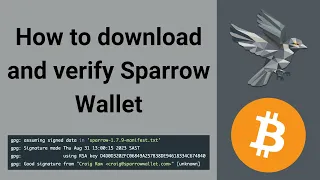 How to verify Sparrow Wallet | UPDATED 2023