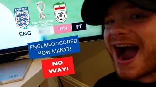 I watched the England Vs Iran WORLD CUP game and this was my REACTION......