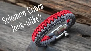 HOW TO MAKE MODIFIED TWO FACED SOLOMON PARACORD BRACELET, EASY PARACORD TUTORIAL.