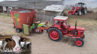 Kun-Szabó Farm | MTZ 50 + Strautmann |  Belarus 892.2 + 892.1 | Etetés + hígtrágya kijuttatás