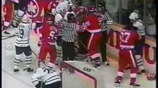 Toronto Maple Leafs-Detroit Red Wings mini brawl