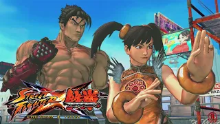Street Fighter X Tekken (PC) Jin Kazama & Xiaoyu Gameplay Walkthrough - Story & Ending [4K 60FPS]