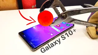 Samsung Galaxy S10 Plus VS 1000 degree RED HOT BALL