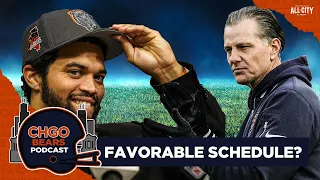 Did Chicago Bears QB Caleb Williams get the PERFECT rookie season schedule? | CHGO Bears Podcast