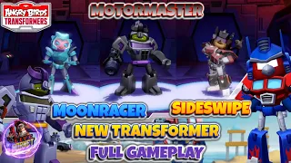 Moonracer, Motormaster and Sideswipe New Transformers, Angry Birds Transformers Full Gameplay.