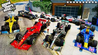 Stealing FORMULA 1 RACE CARS With Franklin GTA 5 RP!